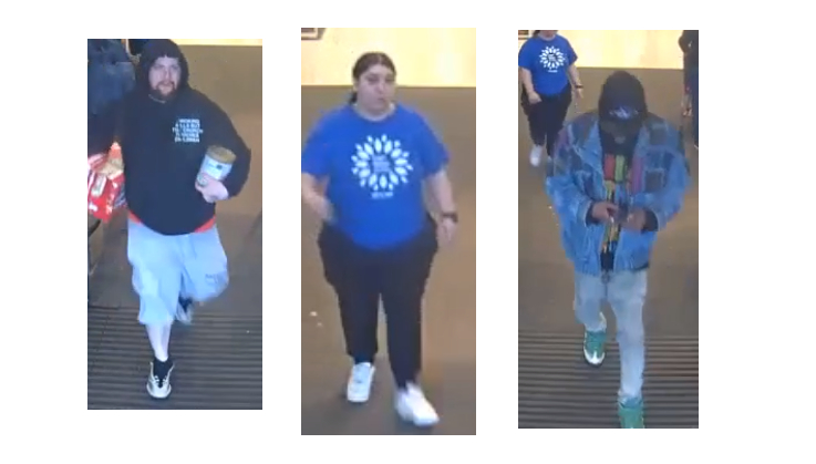 Trio Wanted For Theft at Selden Target